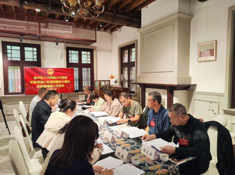 两路口街道：渝中区人大两路口代表组听取街道预算执行情况及预算编制工作情况报告